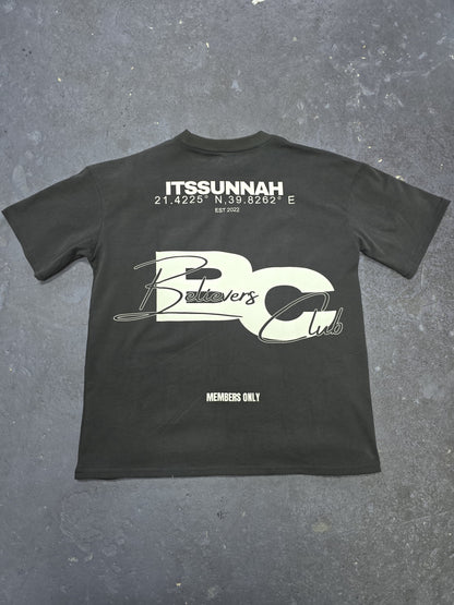 SS25 - BELIEVERS CLUB [CHARCOAL]