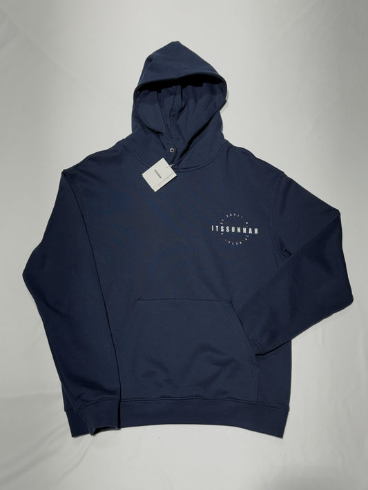 [PRISONER] OVERSIZED HOODED SWEATSHIRT - NAVY